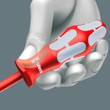 Wera 3160 i/7 Juego de destornilladores Kraftform Plus, acero inoxidable + soporte rojo/Azul