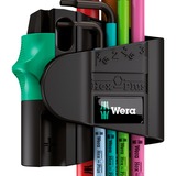 Wera 950/7 Hex-Plus Multicolour Magnet 1 juego de llaves Allen, 7 piezas, Destornillador 