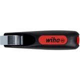 Wiha Herramienta de pelado, con cuchilla giratoria automática, Herramienta de pelado / decapado negro/Rojo