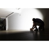 Wiha Proyector de obra a batería 30 vatios, Foco de obra negro/Rojo