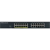 Zyxel GS1915-24EP Gestionado L2 Gigabit Ethernet (10/100/1000) Energía sobre Ethernet (PoE) 1U Negro, Interruptor/Conmutador Gestionado, L2, Gigabit Ethernet (10/100/1000), Energía sobre Ethernet (PoE), Montaje en rack, Montaje de pared