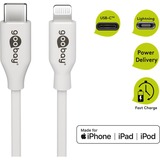 goobay 39446 cable de conector Lightning 1 m Blanco blanco, 1 m, Lightning, USB C, Macho, Macho, Blanco