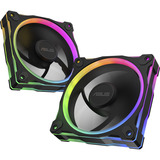 ASUS Prime MR120 Fan ARGB Reverse Black 3in1 Carcasa del ordenador Ventilador 12 cm Negro 3 pieza(s) negro, Ventilador, 12 cm, 1600 RPM, Negro