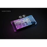 Alphacool Core RX 9070 XT Hellhound + Pure, Refrigeración por agua transparente/Cromado