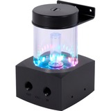 Alphacool Depósito de compensación Core 100 Aurora D5/VPP Acetal/Acrílico, Depósito de expansión negro