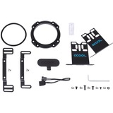 Alphacool Depósito de compensación Core 100 Aurora D5/VPP Acetal/Acrílico, Depósito de expansión negro