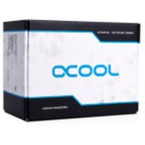 Alphacool Depósito de compensación Core 100 Aurora D5/VPP Acetal/Acrílico, Depósito de expansión negro