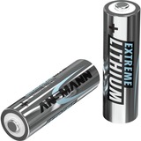 Ansmann Extreme Lithium AA Mignon Batería de un solo uso Litio plateado, Batería de un solo uso, Litio, 4 pieza(s), 10 año(s), Plata, -40 - 60 °C