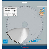 Bosch Hoja de sierra circular PRO Multi Material, Ø 260mm, 80 dientes 