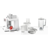 Bosch MUM58231 robot de cocina 1000 W 3,9 L Blanco blanco/Plateado, 3,9 L, Blanco, 3 discos, Acero inoxidable, Plástico, Acero inoxidable, 1000 W