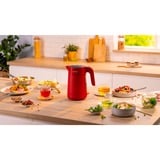 Bosch TWK2M164 tetera eléctrica 1,7 L 2400 W Negro, Gris, Rojo, Hervidor de agua rojo, 1,7 L, 2400 W, Negro, Gris, Rojo, Plástico, Indicador de nivel de agua, Protección contra sobrecalentamiento