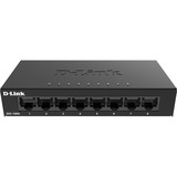 D-Link DGS-108GL No administrado Gigabit Ethernet (10/100/1000) Negro, Interruptor/Conmutador No administrado, Gigabit Ethernet (10/100/1000)