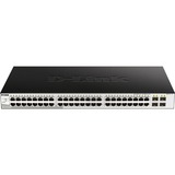 D-Link DGS-1210-52/ME/E, Interruptor/Conmutador gris/Negro