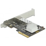 DeLOCK 89100 tarjeta y adaptador de interfaz Interno PCIe, SFP+, Adaptador de red PCIe, PCIe, SFP+, Perfil bajo, PCIe 3.0, Acero inoxidable, PC
