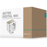 DeepCool AK700 DIGITAL WH, Disipador de CPU blanco