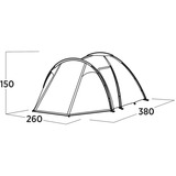 Easy Camp 120480 Lomsdal 4, Tienda de campaña verde oliva