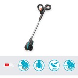 GARDENA Akku-Fugenbürste EasyWeed 1800/18V P4A solo, Eliminador de malas hierbas gris/Turquesa