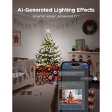 Govee Luces de cadena brillantes de Navidad, Luces de cuerda 