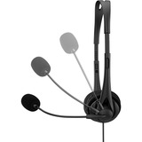 HP USB G2, Auriculares con micrófono negro