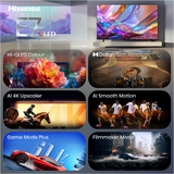 Hisense 85E7S, TV QLED negro
