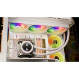 Krux HydroGlance 360 LCD White, Refrigeración por agua blanco