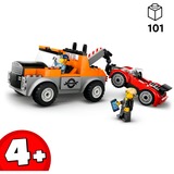 LEGO Camión Grúa y Reparación del Deportivo, Juegos de construcción Juego de construcción, 4 año(s), Plástico, 101 pieza(s), 366 g
