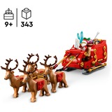 LEGO Exclusives Trineo de Papá Noel, Juegos de construcción Juego de construcción, 9 año(s), Plástico, 343 pieza(s), 421 g