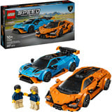 LEGO Speed Champions Lamborghini Revuelto y Huracán STO, Juegos de construcción Juego de construcción, 10 año(s), Plástico, 607 pieza(s), 692 g