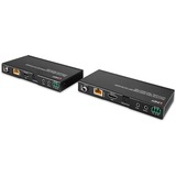 Lindy 38349 extensor audio/video Transmisor y receptor de señales AV Negro, Alargador de HDMI negro, 3840 x 2160 Pixeles, Transmisor y receptor de señales AV, 70 m, Alámbrico, Negro, HDCP