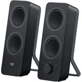 Logitech 980-001295 altavoz Negro Inalámbrico y alámbrico 5 W, Altavoces de PC negro, 2.0 canales, Inalámbrico y alámbrico, 5 W, Negro