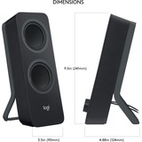 Logitech Z207 Negro Inalámbrico y alámbrico 5 W, Altavoces de PC negro, 2.0 canales, Inalámbrico y alámbrico, 5 W, Negro