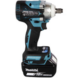 Makita Kit combo de batería DLX2533TJ, taladro atornillador a batería DDF489Z + llave de impacto a batería DTW300Z, 18 voltios, Destornillador azul/Negro