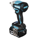 Makita Kit combo de batería DLX2533TJ, taladro atornillador a batería DDF489Z + llave de impacto a batería DTW300Z, 18 voltios, Destornillador azul/Negro