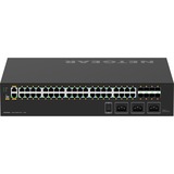 Netgear GSM4248UX Gestionado L2/L3 Gigabit Ethernet (10/100/1000) Energía sobre Ethernet (PoE) 2U Negro, Interruptor/Conmutador negro, Gestionado, L2/L3, Gigabit Ethernet (10/100/1000), Energía sobre Ethernet (PoE), Montaje en rack, 2U