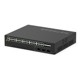 Netgear M4250-40G8XF-PoE++ Gestionado L2/L3 Gigabit Ethernet (10/100/1000) Energía sobre Ethernet (PoE) 2U Negro, Interruptor/Conmutador negro, Gestionado, L2/L3, Gigabit Ethernet (10/100/1000), Energía sobre Ethernet (PoE), Montaje en rack, 2U