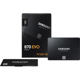 Samsung 870 EVO 4 TB 2.5" Serial ATA III V-NAND MLC, Unidad de estado sólido 4 TB, 2.5", 560 MB/s, 6 Gbit/s
