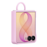 Samsung Funda con anillo magnético de silicona, Funda para teléfono móvil rosa