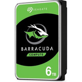 Seagate BarraCuda 6 TB Reacondicionado, Unidad de disco duro 