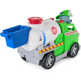 Spin Master PAW Patrol Fire Rescue, camión cisterna Fire Rescue de Rocky con figura de acción, pinza de agarre y vehículo de juguete, juguetes para niños y niñas a partir de 3 años PAW Patrol Fire Rescue, camión cisterna Fire Rescue de Rocky con figura de acción, pinza de agarre y vehículo de juguete, juguetes para niños y niñas a partir de 3 años, Camión, 3 año(s), Plástico, Multicolor