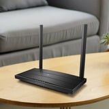 TP-Link Archer VR400 router inalámbrico Gigabit Ethernet Doble banda (2,4 GHz / 5 GHz) Negro negro, Wi-Fi 5 (802.11ac), Doble banda (2,4 GHz / 5 GHz), Ethernet, ADSL2+, Negro, Router de sobremesa