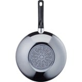 Tefal Resist D52619 Sartén para wok/sofrito Alrededor, Pan negro, Alrededor, Sartén para wok/sofrito, Negro, Titanio, 175 °C, Aluminio