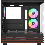 Thermaltake CA-1Y7-00M1WN-WS, Cajas de torre negro/Madera