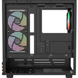 Thermaltake CA-1Y7-00M1WN-WS, Cajas de torre negro/Madera