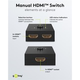 goobay 58485, Conmutador HDMI negro