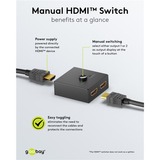 goobay 58485, Conmutador HDMI negro