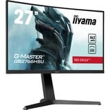 iiyama G-MASTER GB2766HSU-B1 pantalla para PC 68,6 cm (27") 1920 x 1080 Pixeles Full HD LED Negro, Monitor de gaming negro, 68,6 cm (27"), 1920 x 1080 Pixeles, Full HD, LED, 1 ms, Negro