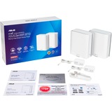 ASUS ZenWiFi BT10 – 3er Pack Weiß Tribanda (2.4 GHz / 5 GHz / 6 GHz) Wi-Fi 7 (802.11be) Blanco 3 Interno, Router blanco, Blanco, Interno, Sistema de malla, Poder, 278,709 m², Tribanda (2.4 GHz / 5 GHz / 6 GHz)
