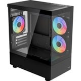 Aerocool Viewport Mini V2 ARGB, Cajas de torre negro