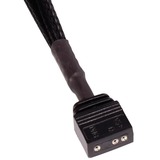 Alphacool Cable de extensión aRGB de 3 pines a 3 pines, 15 cm, Cable alargador negro