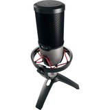 CHERRY UM 6.0 ADVANCED Negro, Plata Micrófono de superficie para mesa negro/Plateado, Micrófono de superficie para mesa, 24 bit, 96 kHz, 120 dB, Micrófono cardiode/omnidireccional, Alámbrico